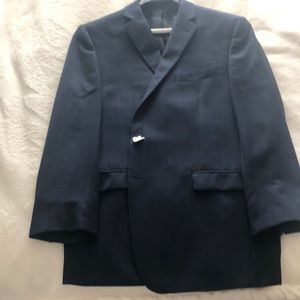 Calvin Klein 42R Navy Suit Jacket